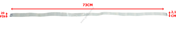 SUMITOMO-M AWM 2896 80C VW-1 FLEX KABLO 2,1CM 73CM 20 PİN FLEX CABLE