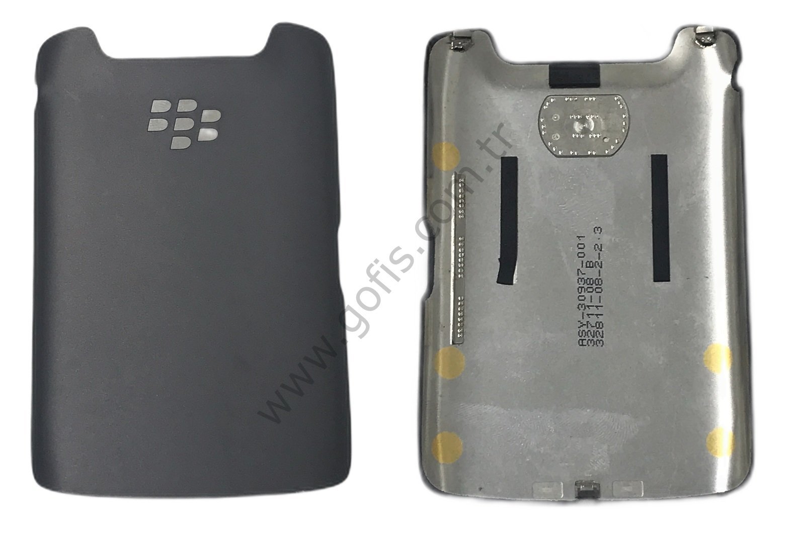 BLACKBERRY 9860 ARKA PİL KAPAK METAL GRİ