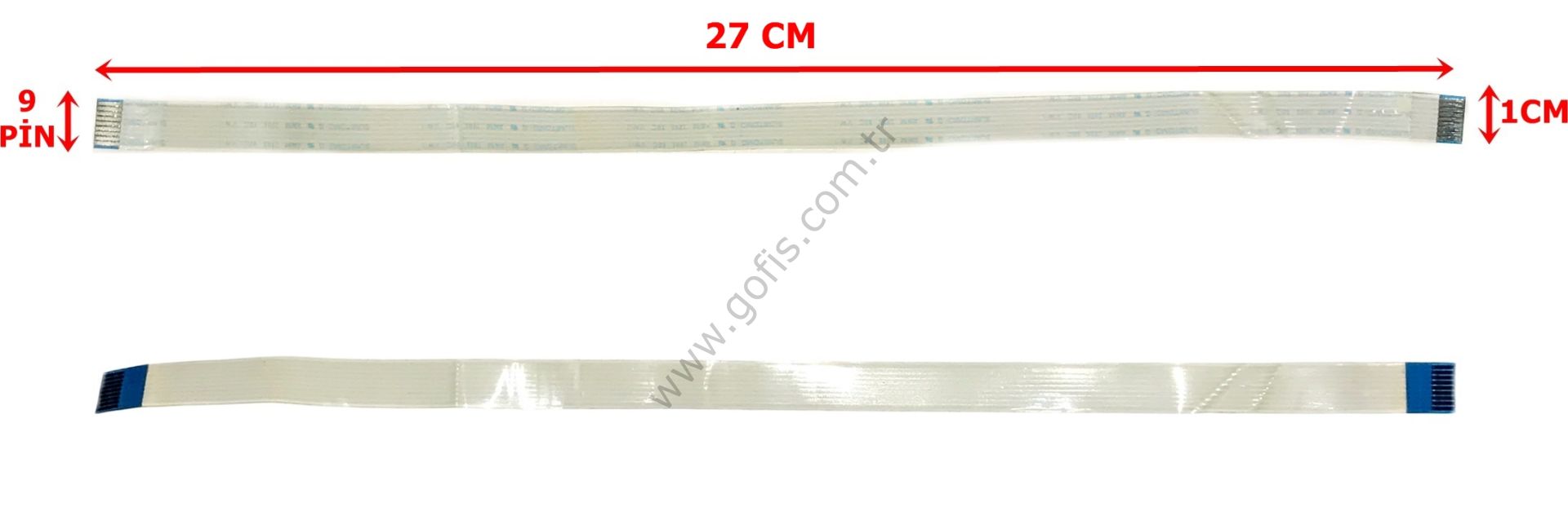 SUMITOMO-G AWM 2896 80C VW-1 FLEX KABLO 1CM 27CM 9 PİN FLEX CABLE