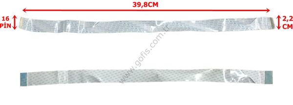 E66085 AWM 20624 80C 60V VW-1 BANDO - CH -F- FLEX KABLO 2,2CM 39,8CM 16 PİN FLEX CABLE