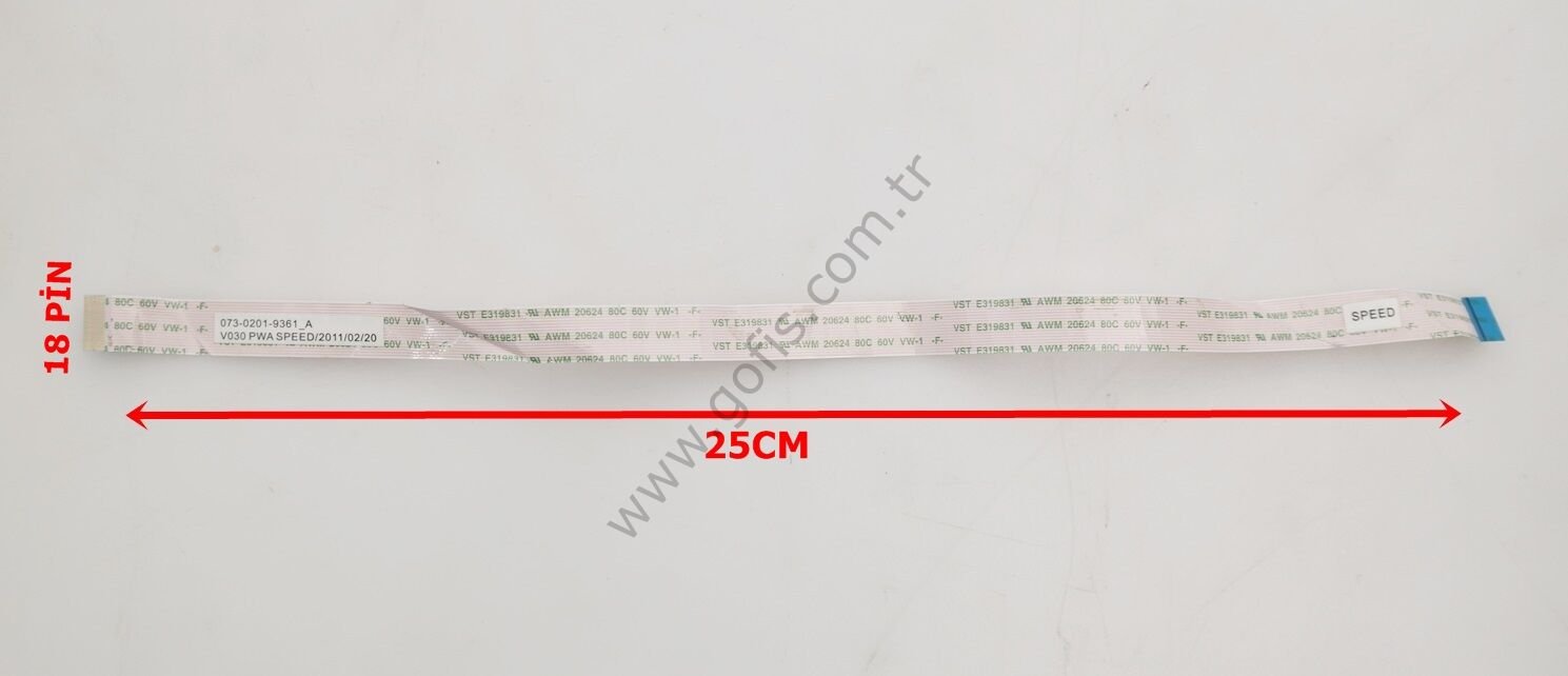 SONY VPCSB FLEX KABLO 073-0201-9361_A 18 PİN 25CM FLEX CABLE