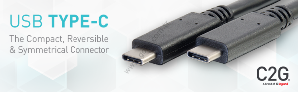 DELL C2G 1.8 METRE TYPE-C TO TYPE-C USB 3.2 - 10GBPS -100W- M/M KABLO 5K42K