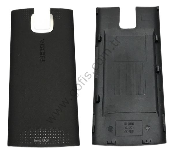NOKIA X3-00 ARKA PİL KAPAK PLASTİK SİYAH