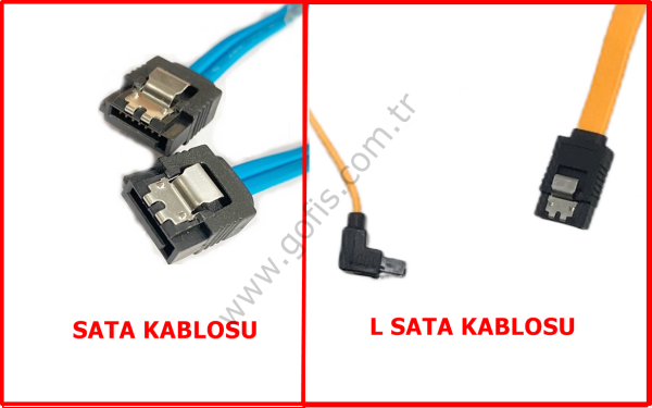 50CM - 34CM - 25,5CM - 21CM - 15,5CM SATA KABLOSU 40CM - 50CM L SATA KABLOSU