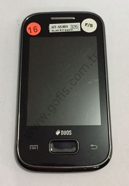SAMSUNG GALAXY POCKET DUOS S5302 LCD EKRAN DOKUNMATİK ÇITALI SİYAH %100 ORİJİNAL