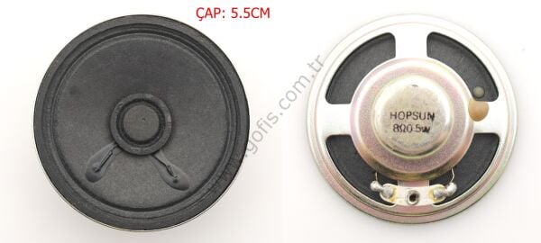 HOPSUN 8OHM 0.5W HOPARLÖR 5.5CM SPEAKER