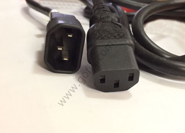4 METRE POWER UZATMA KABLOSU C13 - C14 GÜÇ KABLOSU 3X1.5 KALİTELİ