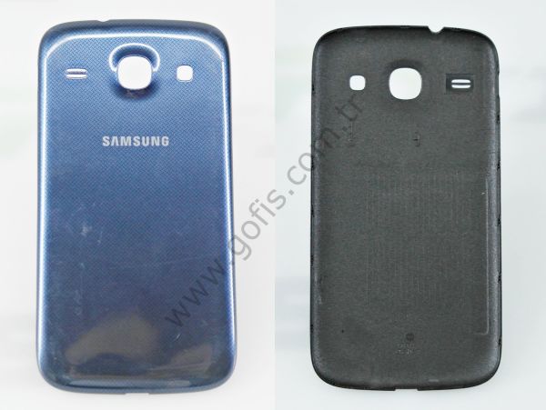 SAMSUNG GALAXY CORE I8262 ARKA PİL KAPAK PLASTİK LACİVERT %100 ORİJİNAL