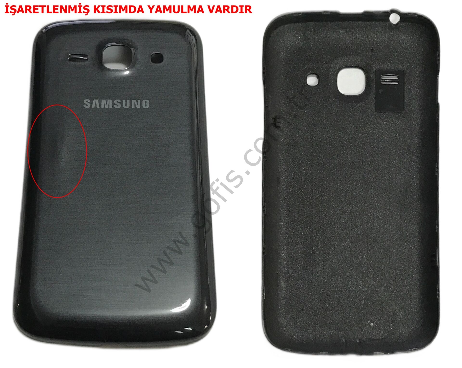 SAMSUNG GALAXY ACE 3 GT-S7272 ARKA PİL KAPAK PLASTİK LACİVERT %100 ORİJİNAL