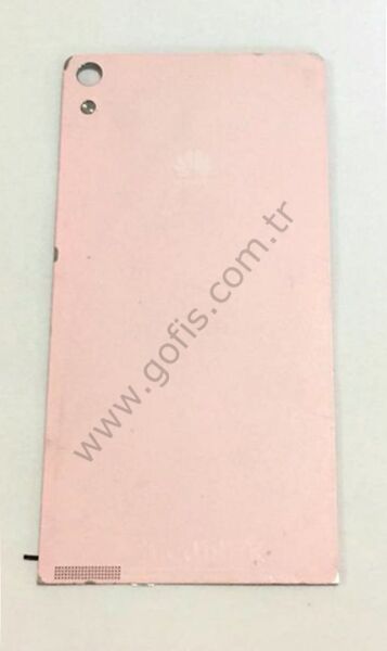 HUAWEI ASCEND P6 ARKA PİL KAPAK METAL PEMBE P6-U06 %100 ORİJİNAL