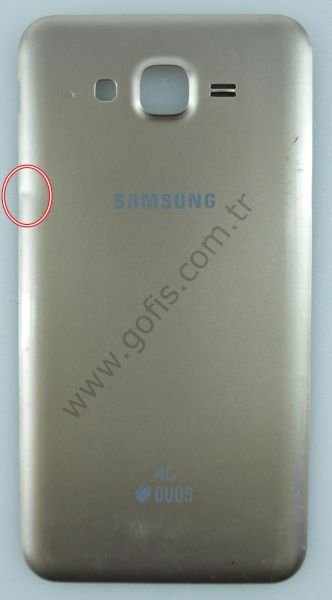 SAMSUNG GALAXY J7 J700F ARKA PİL KAPAK PLASTİK GOLD %100 ORİJİNAL