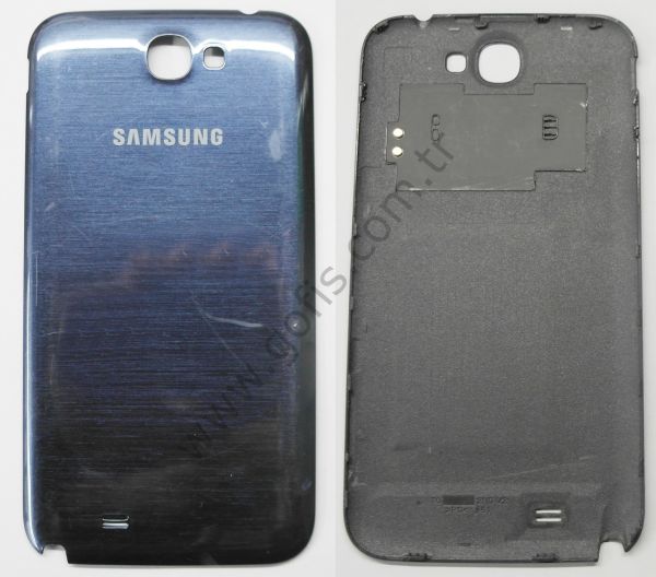 SAMSUNG GALAXY NOTE 2 N7100 ARKA PİL KAPAK PLASTİK LACİVERT %100 ORİJİNAL
