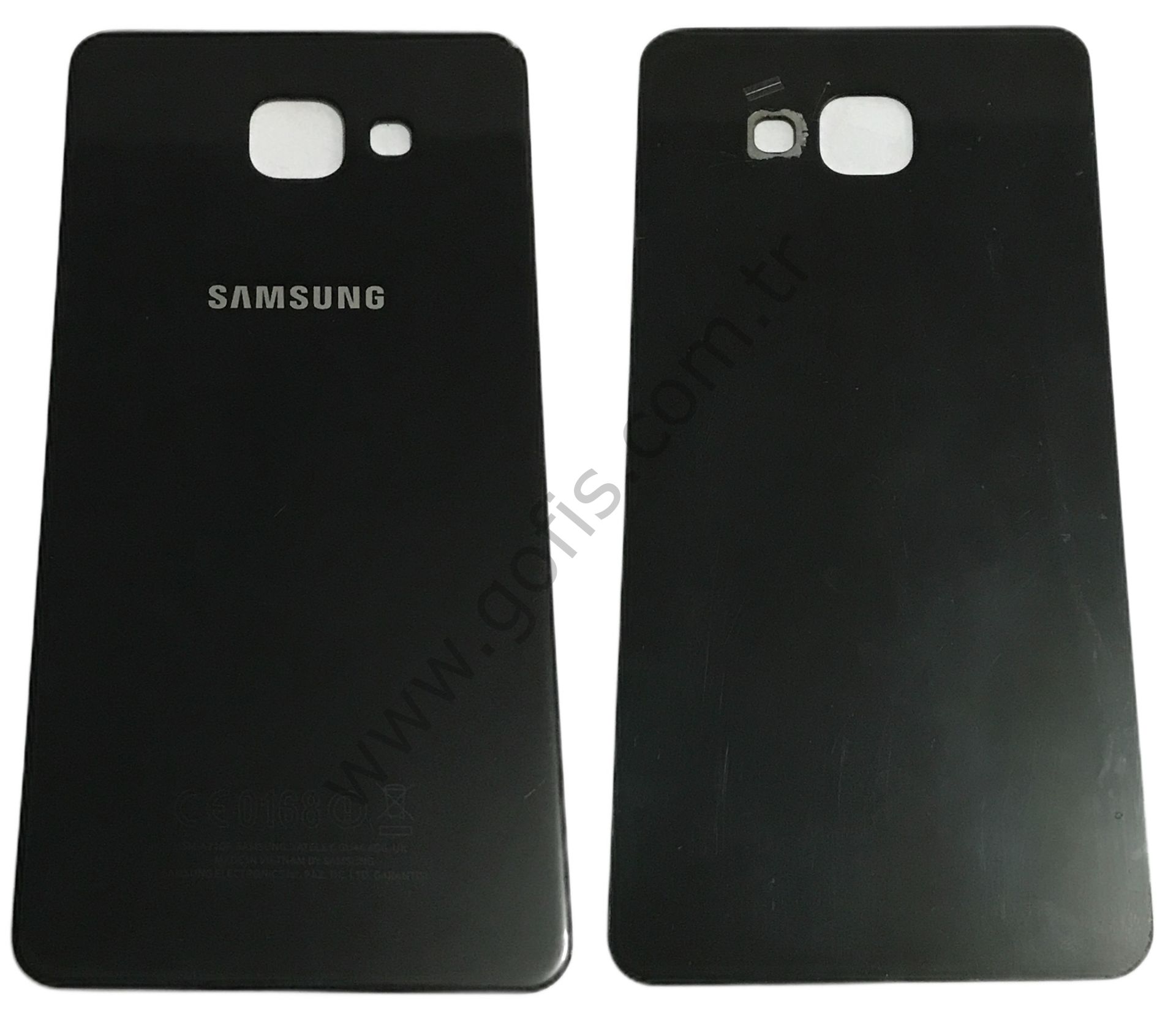 SAMSUNG GALAXY A7 A710F ARKA PİL KAPAK CAM SİYAH %100 ORİJİNAL