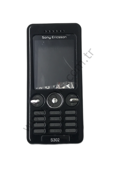 SONY ERİCSSON S302  ÖN ARKA KAPAK VE TUŞ TAKIMI PLASTİK SİYAH