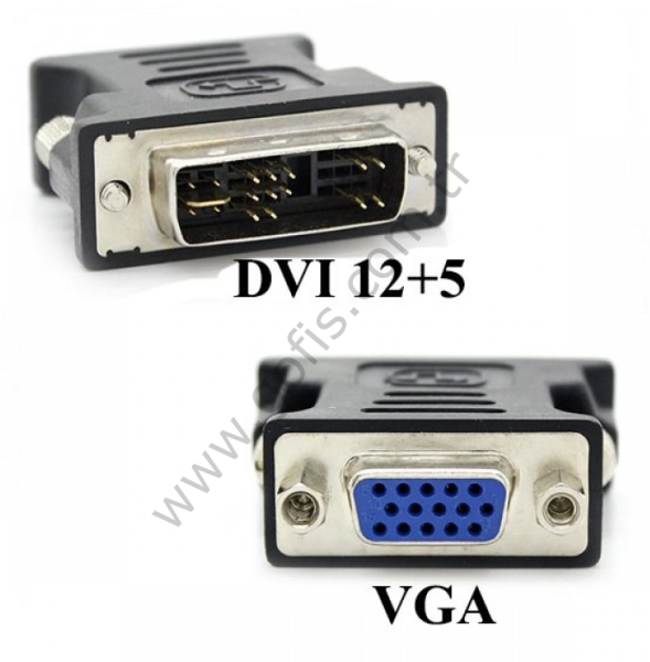 DVI TO VGA  DÖNÜŞTÜRÜCÜ 24+5 - 12+5 - 6+5