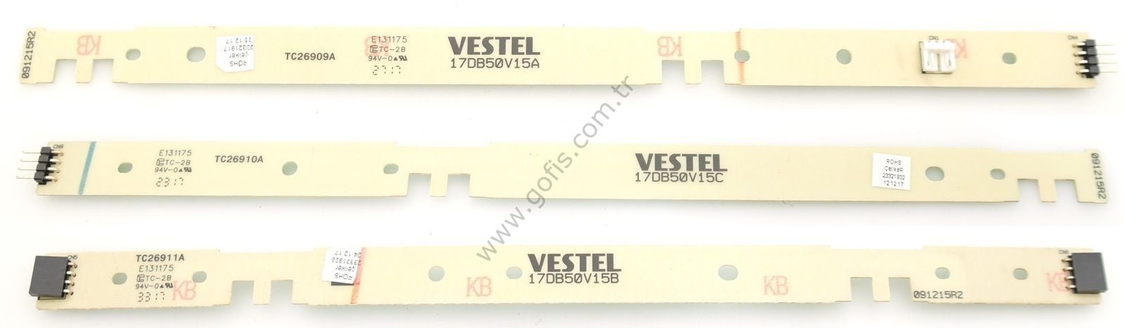 VESTEL 50FD7300 LED BAR ARA BAĞLANTI BORDU 091215R2 17DB50V15A 17DB50V15C 17DB50V15B INTERFACE BOARD