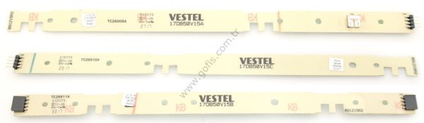 VESTEL 50FD7300 LED BAR ARA BAĞLANTI BORDU 091215R2 17DB50V15A 17DB50V15C 17DB50V15B INTERFACE BOARD