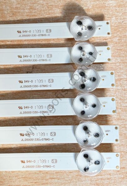 VESTEL 50FD7300 LED BAR 30097087 30097086 JL.D50051330-078AS-C JL.D50051330-078HS-C PANEL LEDLERİ