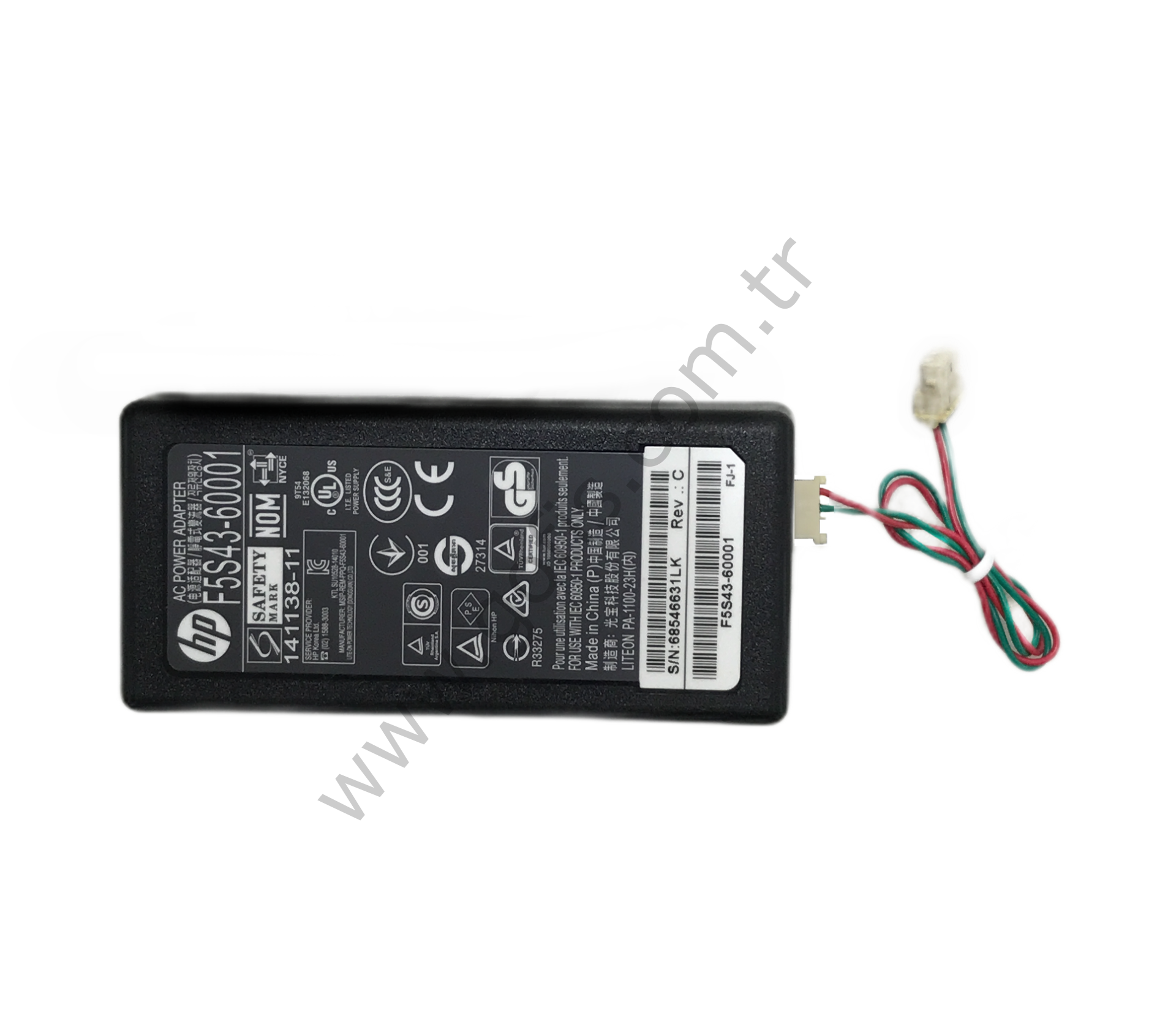 HP DESKJET 1110 1112 1115 3830 3832 3833 2130 2600 3630 3635 3700 3830 3755 ADAPTÖR F5S43-60001 +22V 455mA