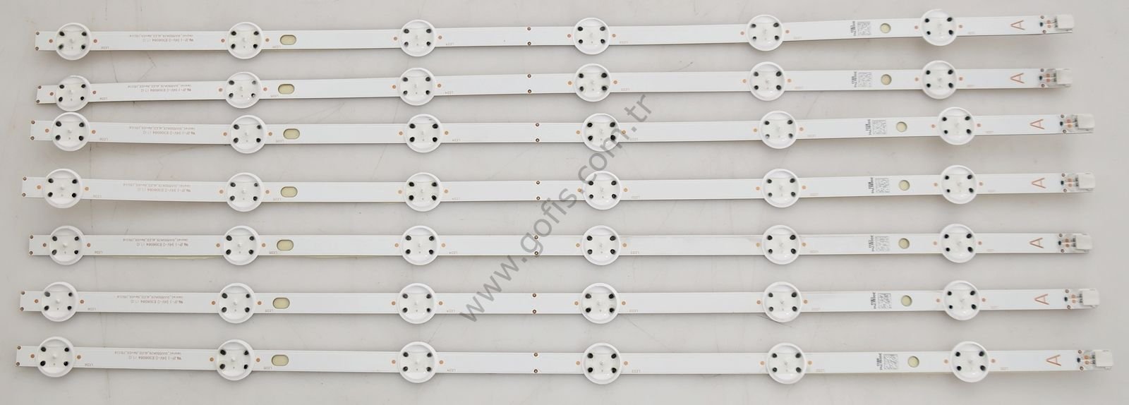 SEG 55SCF7620, SEG 55SC7600, VESTEL 55FB7300 LED BAR VESTEL_SVV550AJ9_6LED_REV03 PANEL LEDLERİ