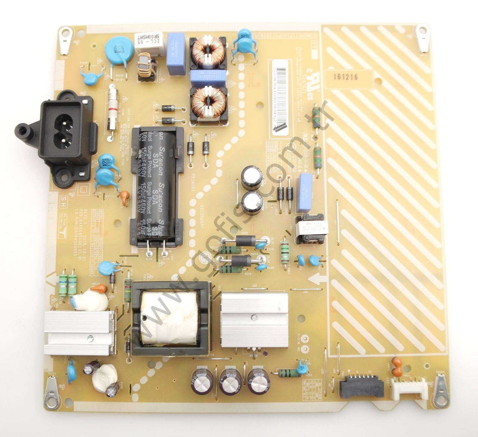 LG 49LH570V POWER BOARD EAX66851401 (1.8) EAY64310601 LGP49DSI-16CH1 BESLEME KARTI