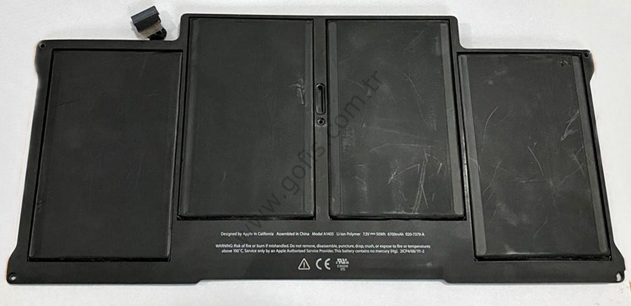 APPLE MACKBOOK AİR A1405 BATARYA PİL 13’’ 020-7379-A 6700mAh %100 ORİJİNAL