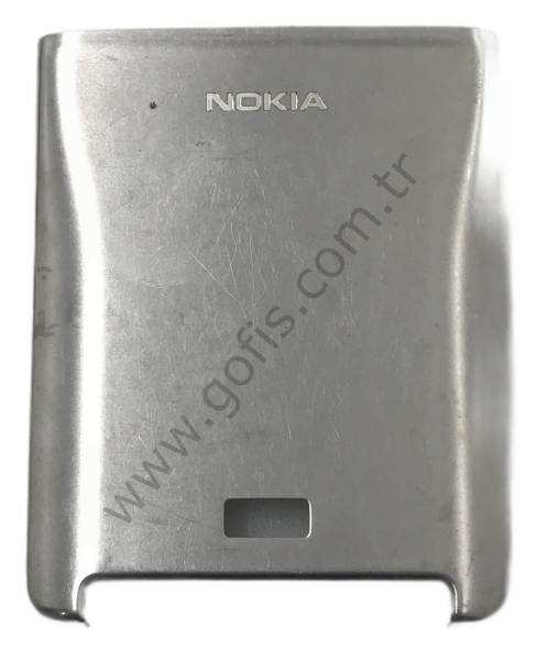 NOKİA E61İ ARKA PİL KAPAK METAL GÜMÜŞ