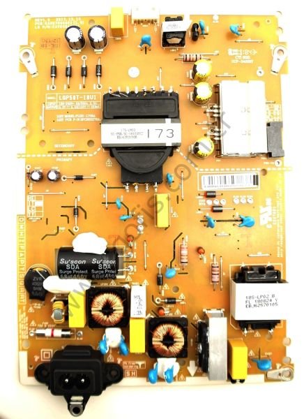 LG 50UK6950 POWER BOARD LG 50UK6470PLC BESLEME KARTI EAY64948601 EAX67844401 (1.6) LGP50T-18U1