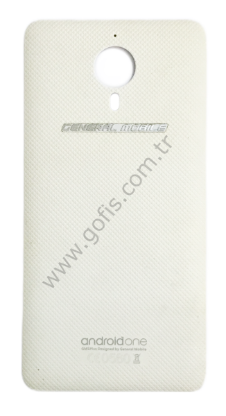 GENERAL MOBİLE GM5 PLUS ARKA PİL BATARYA KAPAK BEYAZ %100 ORİJİNAL