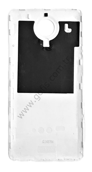 GENERAL MOBİLE GM5 PLUS ARKA PİL BATARYA KAPAK BEYAZ %100 ORİJİNAL