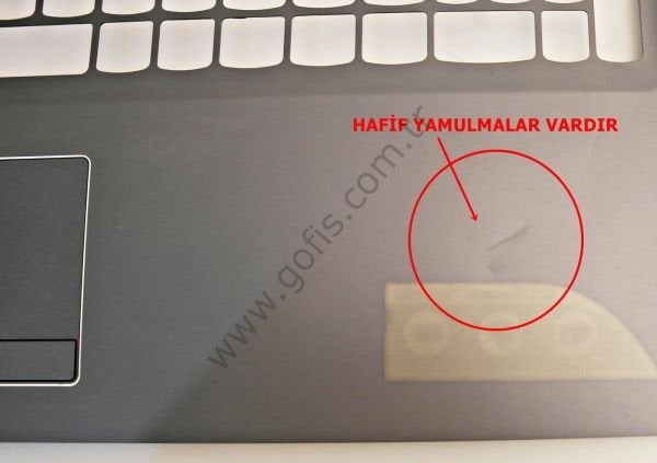 LENOVO İDEAPAD 510-15IKB ÜST KASA AP10S000310 KLAVYE KASASI *İŞARETLENMİŞ VİDA YATAKLARI TAMİR GÖRMÜŞTÜR*