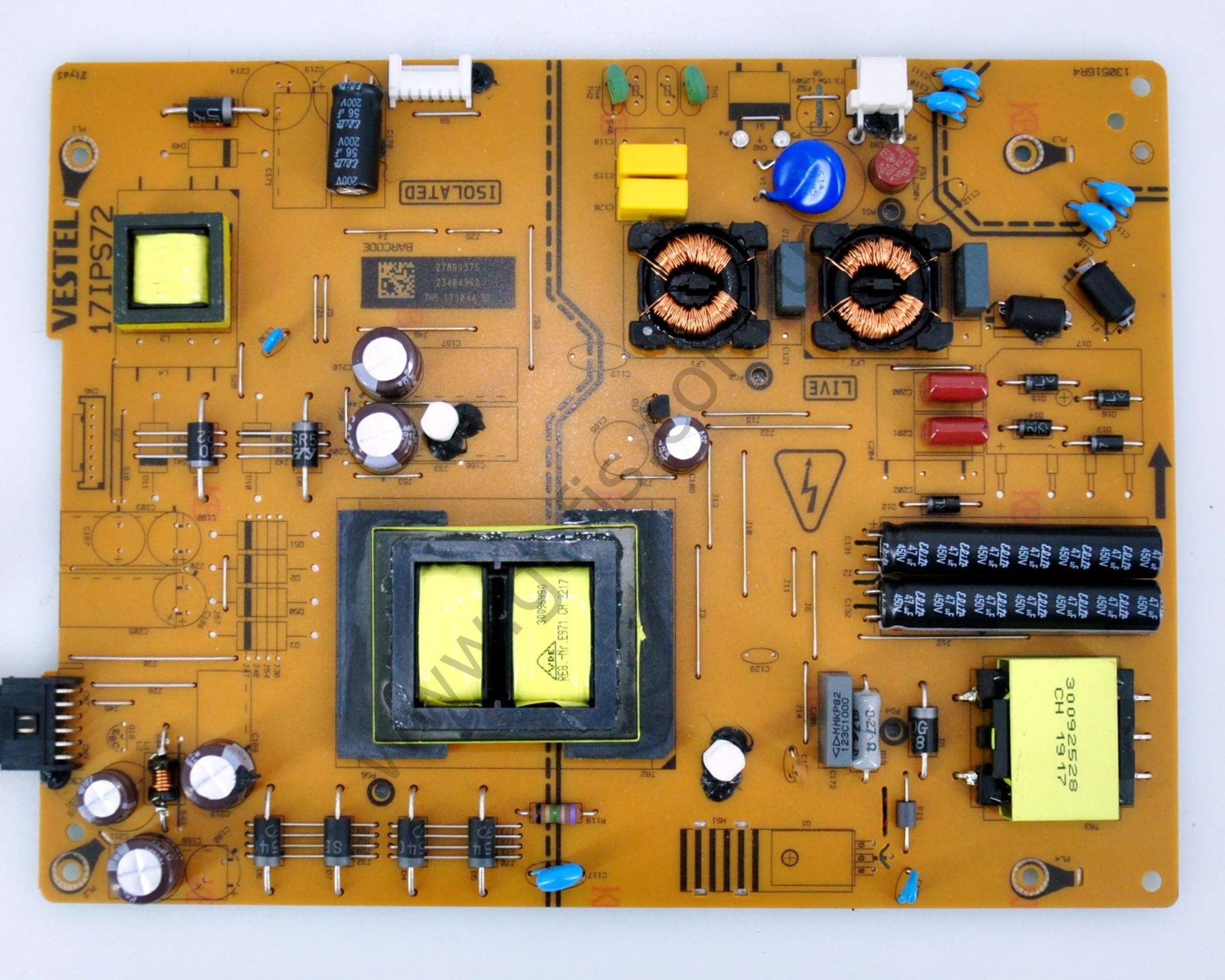 SEG 55SCF7620 POWER BOARD 17IPS72 130516R4 23404962 BESLEME KARTI