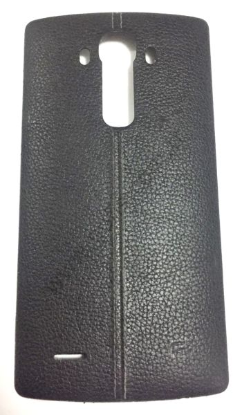 LG G4 ARKA PİL KAPAK DERİ GÖRÜNÜMLÜ SİYAH %100 ORİJİNAL