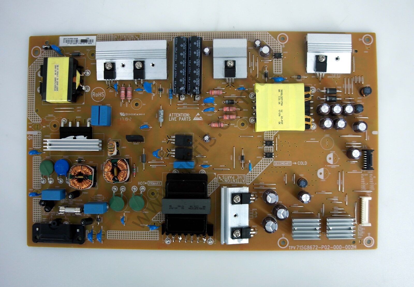 PHILIPS 50PUS6262 POWER BOARD 715G8672-P02-000-002H BESLEME KART
