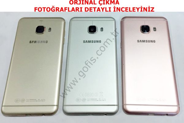 SAMSUNG GALAXY C5 C5000 KASA KAPAK +KAMERA LENS CAMI %100 ORİJİNAL