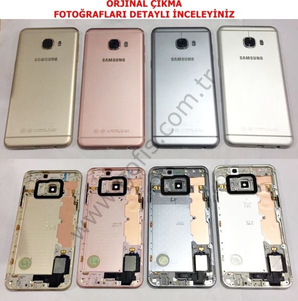SAMSUNG GALAXY C5 C5000 KASA KAPAK +BUZZER +KAMERA LENS CAMI %100 ORİJİNAL