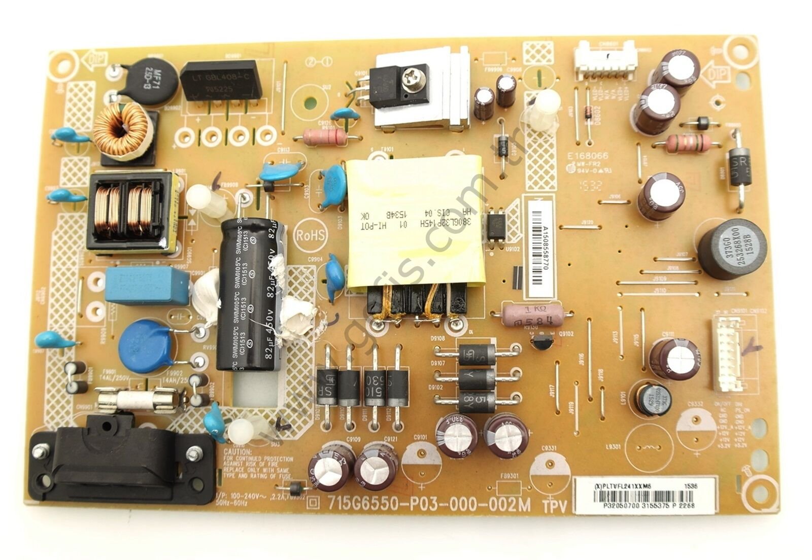 PHİLİPS 32PFK4100/12 POWER BOARD 715G6550-P03-000-002M BESLEME KARTI P32050700 PLTVFL241XXM6
