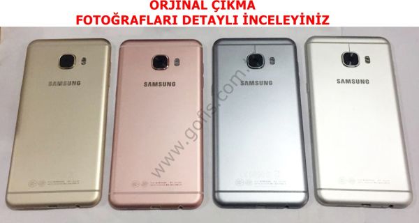 SAMSUNG GALAXY C5 C5000 KASA KAPAK +BUZZER +KAMERA LENS CAMI %100 ORİJİNAL