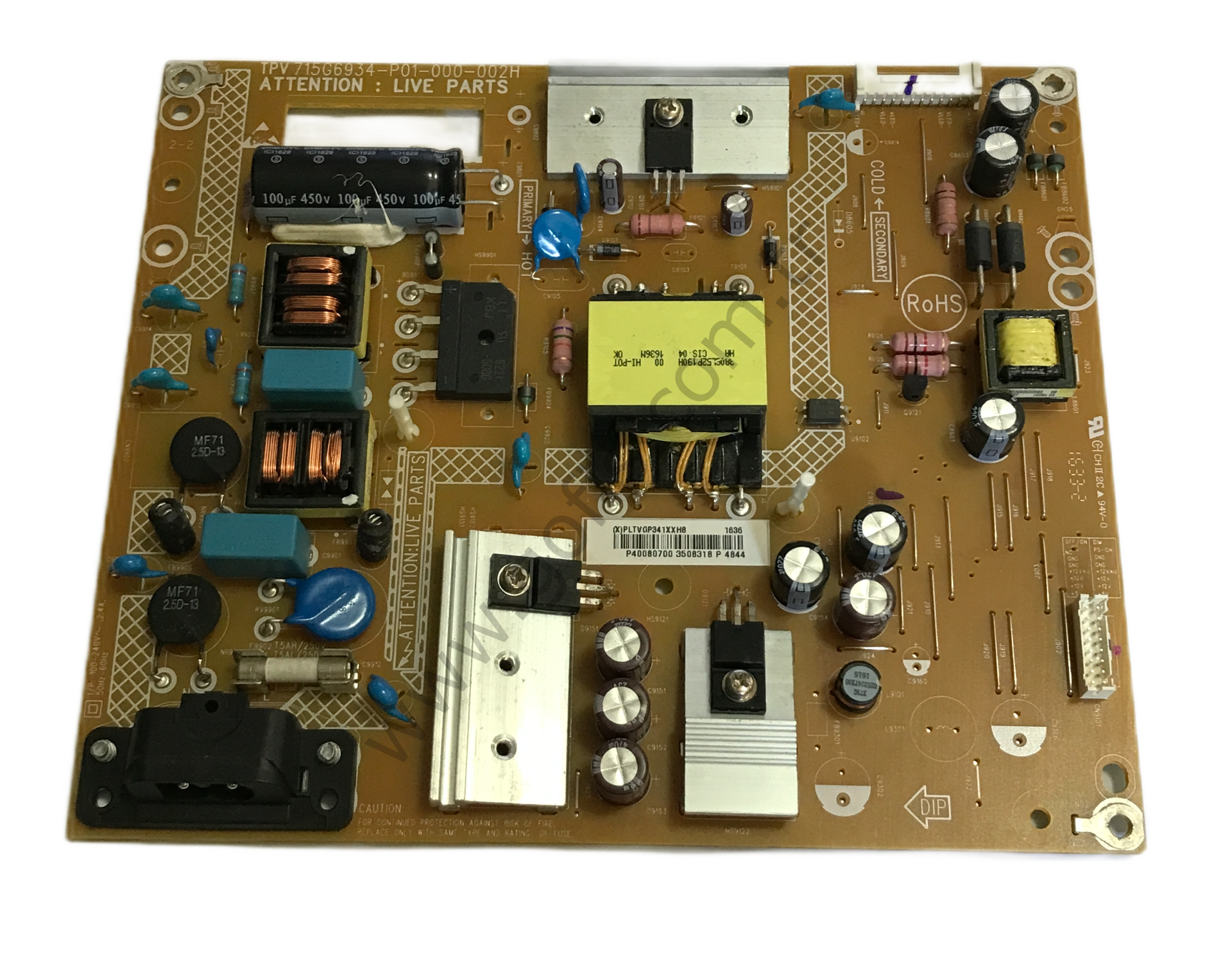 PHİLİPS 40PFK4100/12, PHİLİPS 40PFH4101/88, PHİLİPS 40PFK4201/12, PHİLİPS 40PFK4101/12 POWER BOARD P40080700  PLTVGP341XXH8  715G6934-P01-000-002H BESLEME KARTI