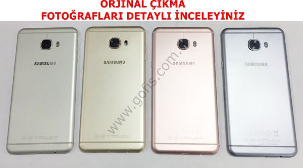 SAMSUNG GALAXY C7 C7000 KASA KAPAK +KAMERA LENS CAMI SM-C7000 %100 ORİJİNAL