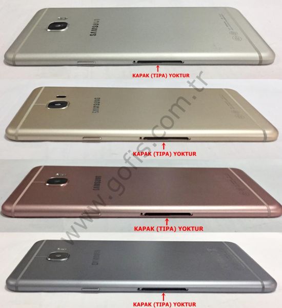 SAMSUNG GALAXY C7 C7000 KASA KAPAK +KAMERA LENS CAMI SM-C7000 %100 ORİJİNAL