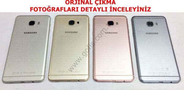 SAMSUNG GALAXY C7 C7000 KASA KAPAK +KAMERA LENS CAMI SM-C7000 %100 ORİJİNAL