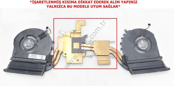 HP PAVİLİON GAMİNG 17-CD FAN SOĞUTUCU HEATSİNK L56873-001 TPN-C142 %100 ORİJİNAL