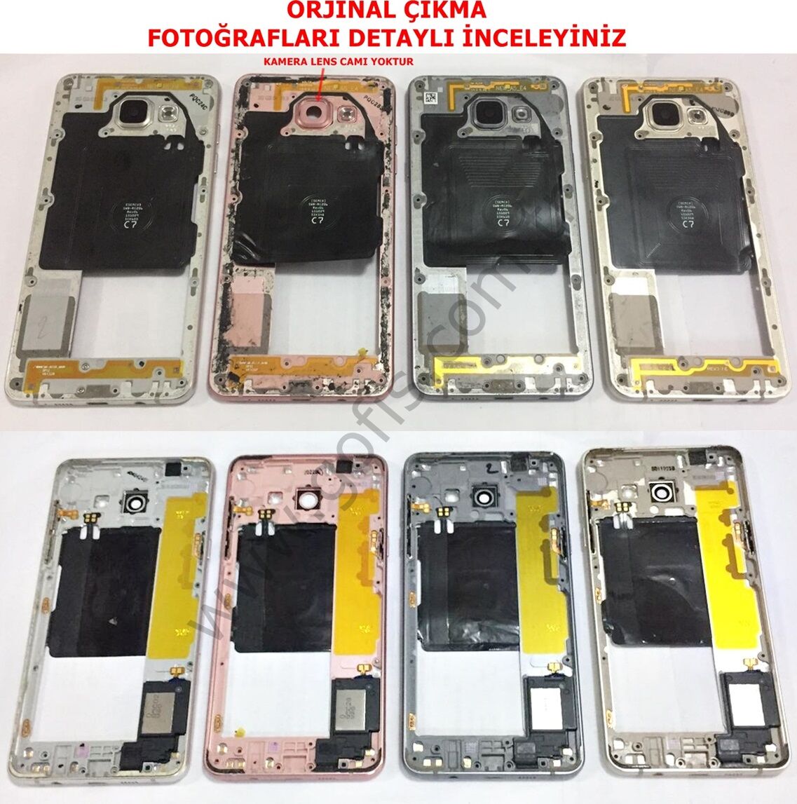SAMSUNG GALAXY A5 2016 A510 DUAL ORTA KASA SM-A510F (ÇİFT SİM) %100 ORİJİNAL