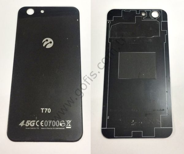 TURKCELL T70 ARKA PİL KAPAK SİYAH %100 ORİJİNAL