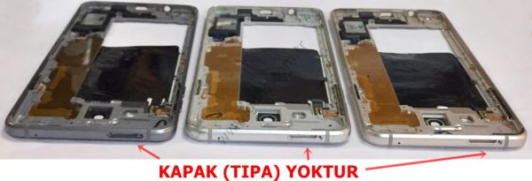 SAMSUNG GALAXY A7 A710 2016 DUAL ORTA KASA (ÇİFT SİM YERİ) %100 ORİJİNAL