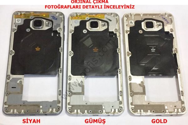 SAMSUNG GALAXY A7 A710 2016 DUAL ORTA KASA (ÇİFT SİM YERİ) %100 ORİJİNAL