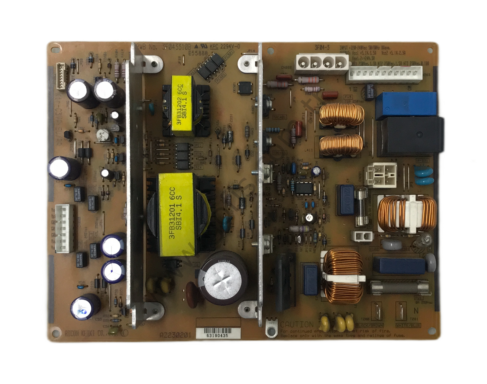 RİCOH AFİCİO MP1600 MP2000 POWER BOARD AZ230201 GÜÇ KARTI