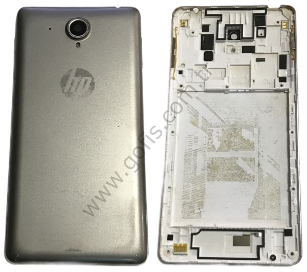 HP SLATE 6 VOICE TAB ARKA PİL KAPAK +ORTA ÇITA PLASTİK GRİ %100 ORİJİNAL