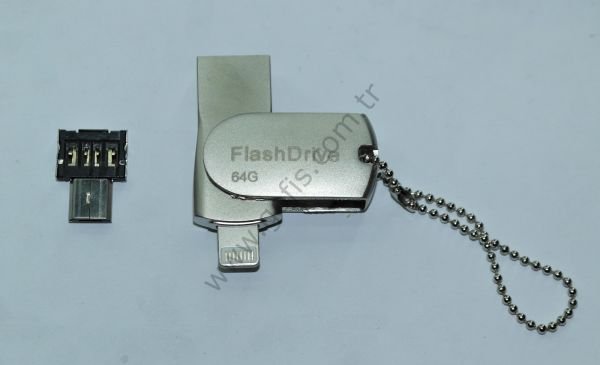 APPLE İOS, ANDROİD UYUMLU OTG FLASH BELLEK